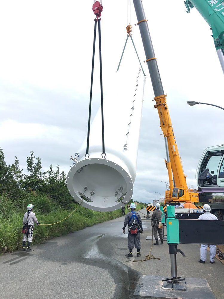 ＬＮＧタンク据付工事